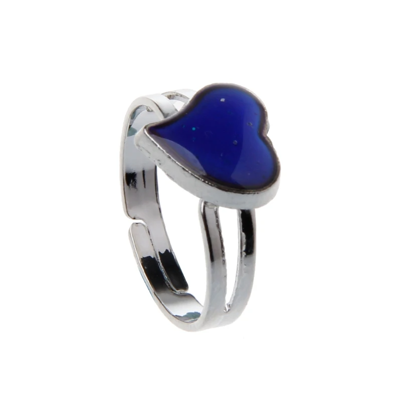 

Magic Heart Shaped Mood Ring Emotion Feeling Rings Temperature Control Jewelry