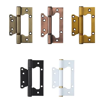 

304 Stainless Steel Mother-in-law Hinge Bearing Door Hinge 4 Inch 5 Inch Full Mortise Mute Bearing Free Slotted Wooden Door