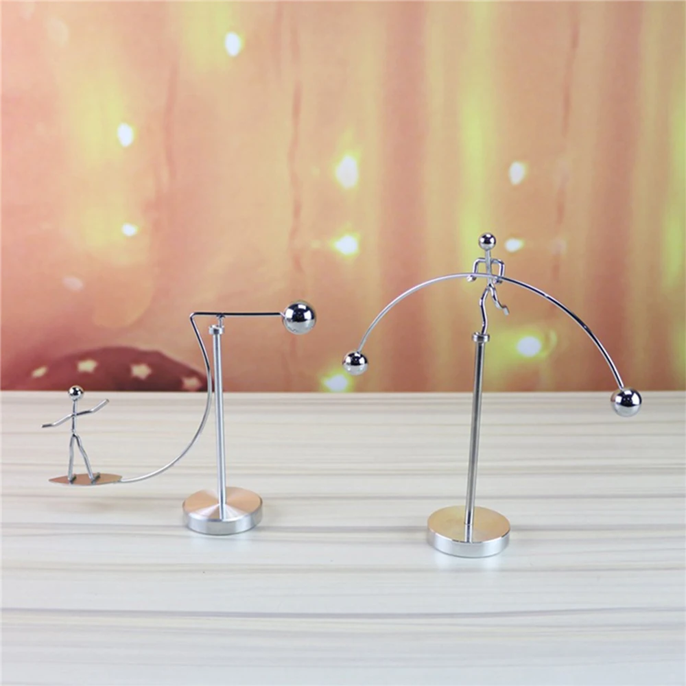 1Pc Newtons Cradle Table Decor Balance Ball Pendulum Ball Physics Tumbler Craft Home Decorations Desk Toy Gift 5