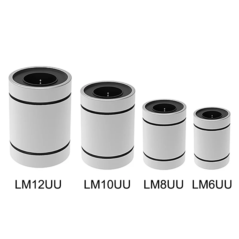 

5PCS/Lot LM8UU LM6UU linear ball bearing motion bushing 8mmx15mmx24mm Carbon Steel CNC Machine Tool 3D Printer Parts