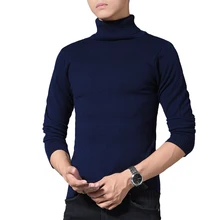 New Autumn Winter Men's Sweater Turtleneck Men Solid Casual Sweater Slim Fit Pullover Men Classic Wool Knitwear Pull Homme New Autumn Winter Men's Sweater Turtleneck Men Solid Casual Sweater Slim Fit Pullover Men Classic Wool Knitwear Pull Homme