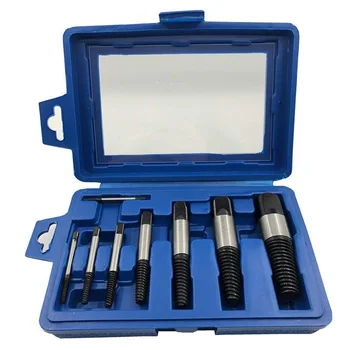

8 PCS Screw Extractor Set,Damaged Screw Broken Bolt Water Pipe Remover Set Extractor Screw Remover Set