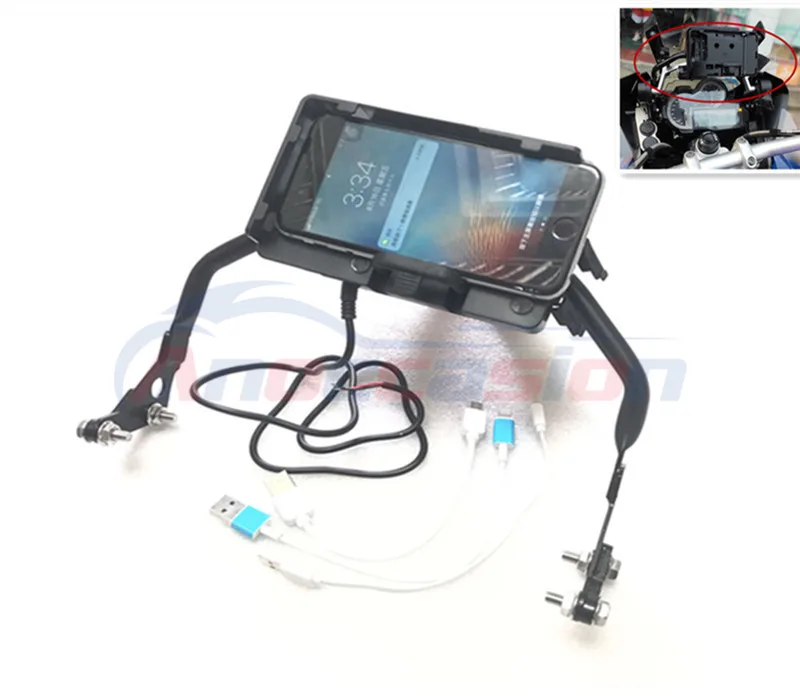 

Phone Mobile GPS Navigation For BMW R1200GS 2013-2019 R1250GS 2018-2019 Plate Bracket For BMW R1200 R1250 1200GS 1250GS
