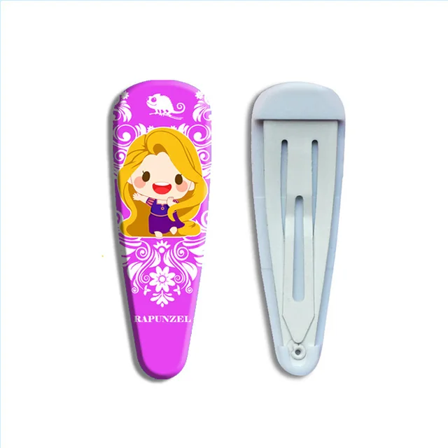 Disney Mickey Minnie Frozen Hairpin Cute Girls Headdress Children Hairpin Cartoon Girl Side Clip Hair Accessories Birthday Gifts 12