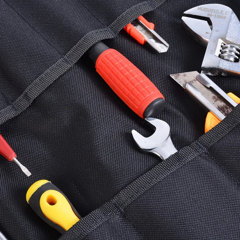 tool chest for sale 1PC Multi-purpose Oxford Cloth Car Repair Kit Bag Screwdriver Plier Wrench Roll Repairing Tool Storage Bags Multi Pocket trolley tool box