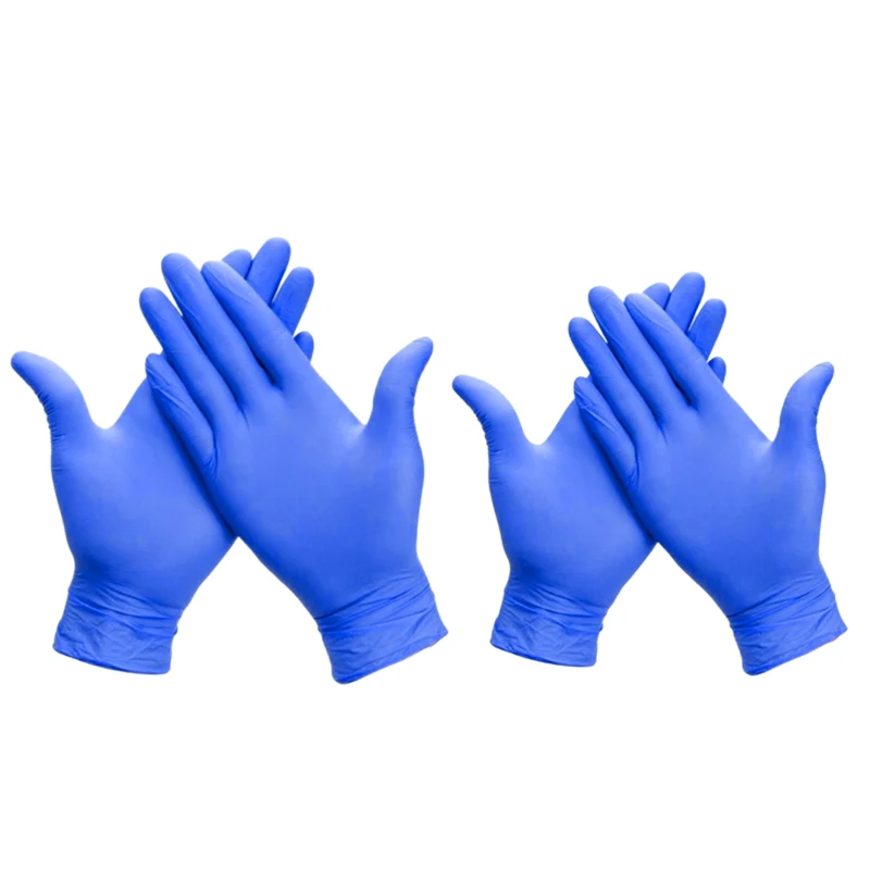 40 шт одноразовые перчатки латексные перчатки для уборки еды универсальные бытовые садовые перчатки для уборки дома резиновые перчатки для уборки, 20 шт L