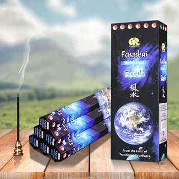

India Incense Earth Fengshui Stick Incense Aromatic Stick Aroma Diffuser Yoga Relax Smell Meditation Scents for Home