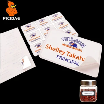 

Inner cut Module A4 Removable Traceless N Times Paste Label Adhesive Sticker Mark Fixed Asset Paper Inkjet Printers Repeat Laser