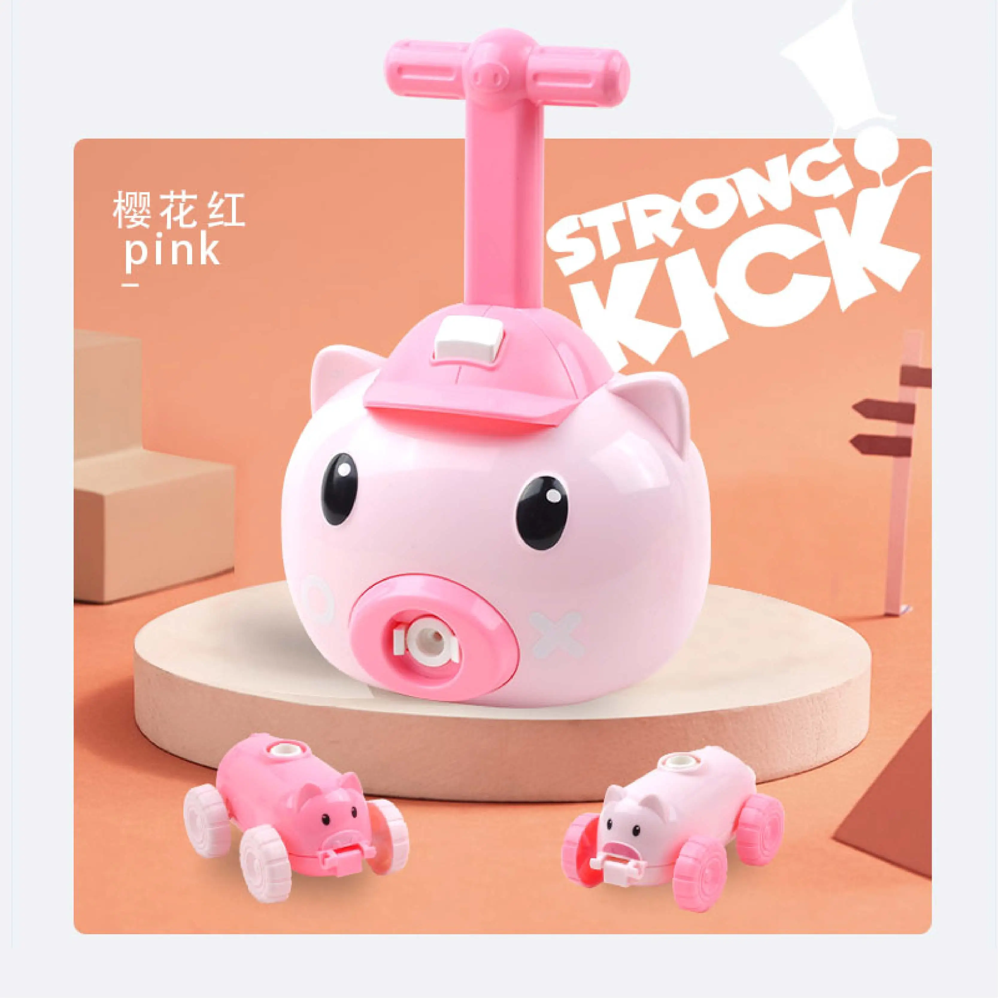 

Air Power Balloon Car Toys for Children Kids Educational Inertia Pressing Car Puzzle Science Experiment Toy 2020