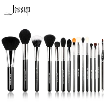 

Jessup Makeup Brushes Set 15pcs Cosmetic Tools Make up brush Powder Foundation Concealer Eyeshadow Eyeliner Lip Brush Beauty