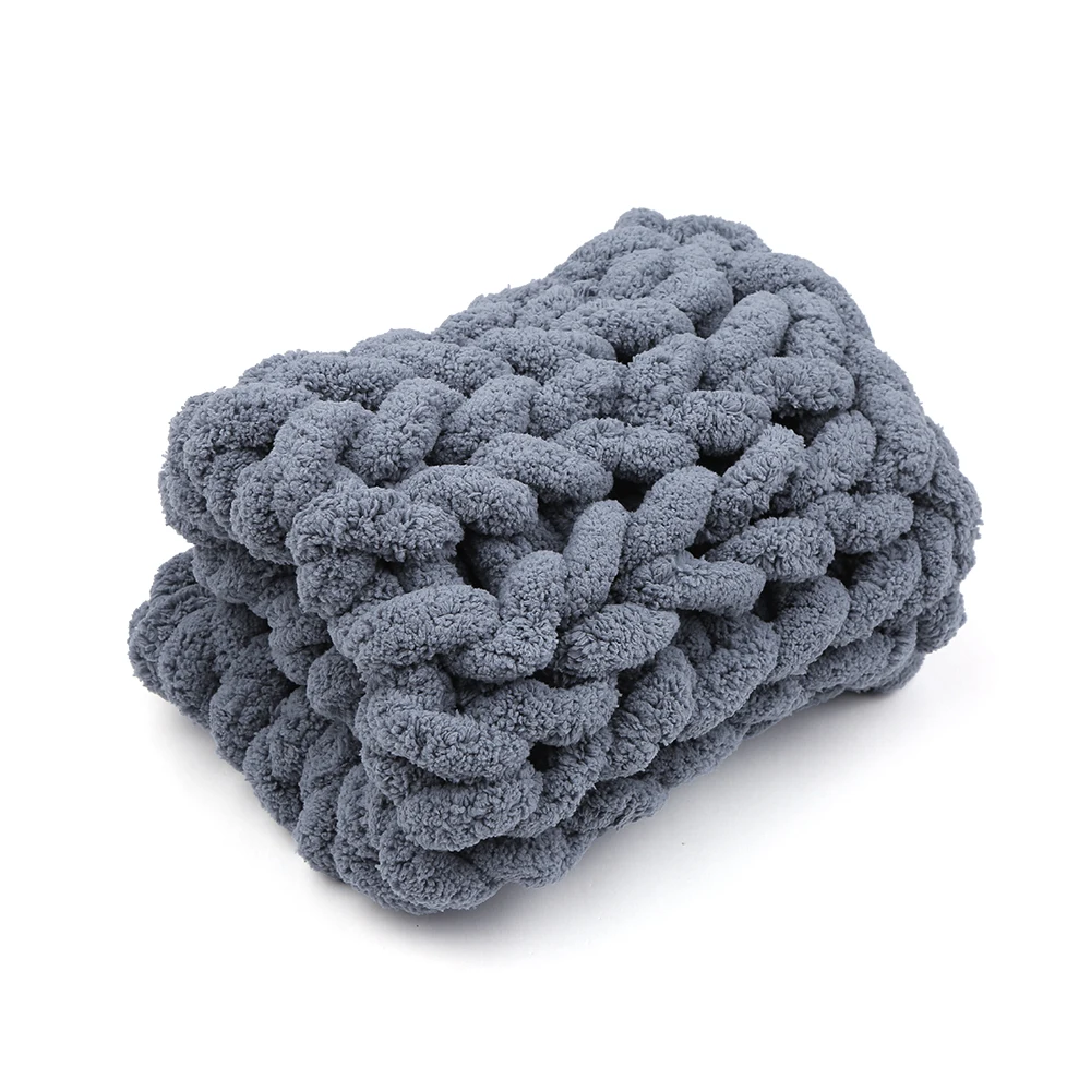 Большое шенилловое ручное одеяло s вязаное одеяло мягкое и удобное для кровати дивана зимнее мягкое теплое пледы