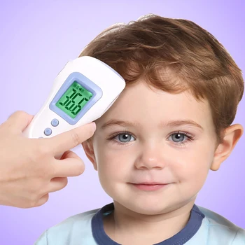 

Baby Thermometer Digital Infrared Non-Contact Forehead Body Thermometer With LCD Backlight Rechargeable Fast Accurate Measuremen
