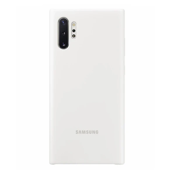 Официальный силиконовый чехол samsung, защитный чехол для Galaxy Note10 Plus Note10 NoteX, модные чехлы корпуса мобильных телефонов - Цвет: White