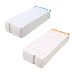Cartes de présence en papier, 200 feuilles, cartes de temps, horloge de présence, enregistreurs de liste de paiement 