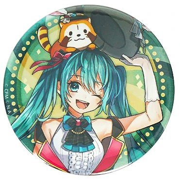 Вокалоид значок аниме Hatsune Miku KAITO MEIKO Len кагамине Рин кагамин лука Megurine металлический значок брошь булавки - Окраска металла: 01 Miku