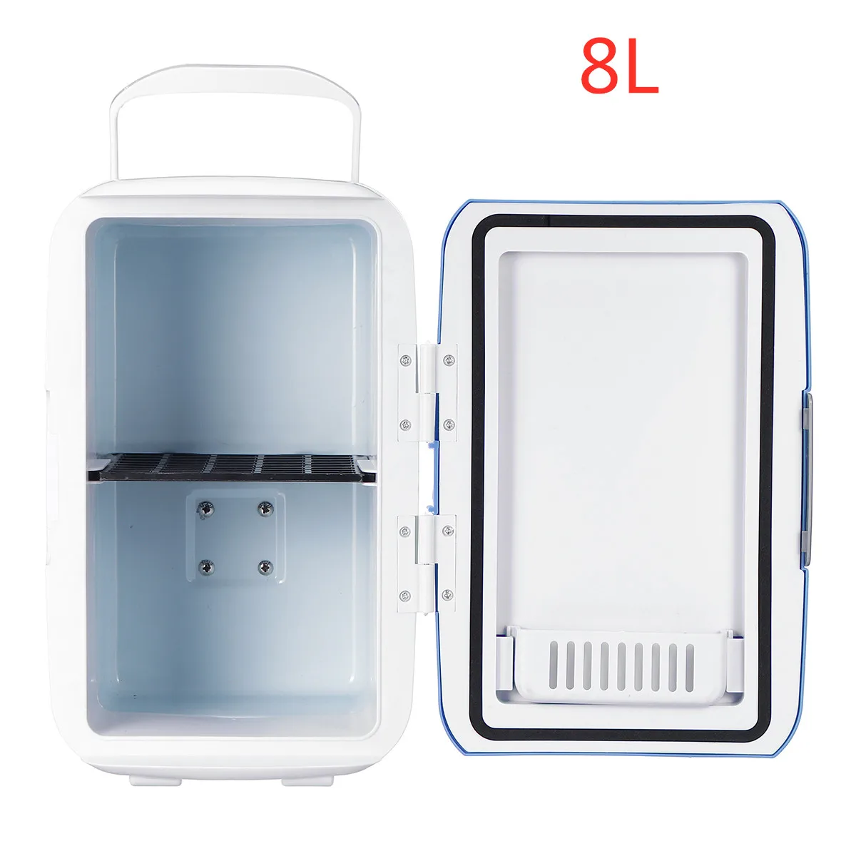  Mini 8L Car Refrigerator 60W 12V Portable Ultra Quiet Refrigerators Dual-Use Cooling Heating Box Fr