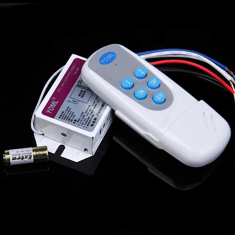 

4-way remote control switch 220v Ceiling light Wireless remote control switch light LED light controller remote control
