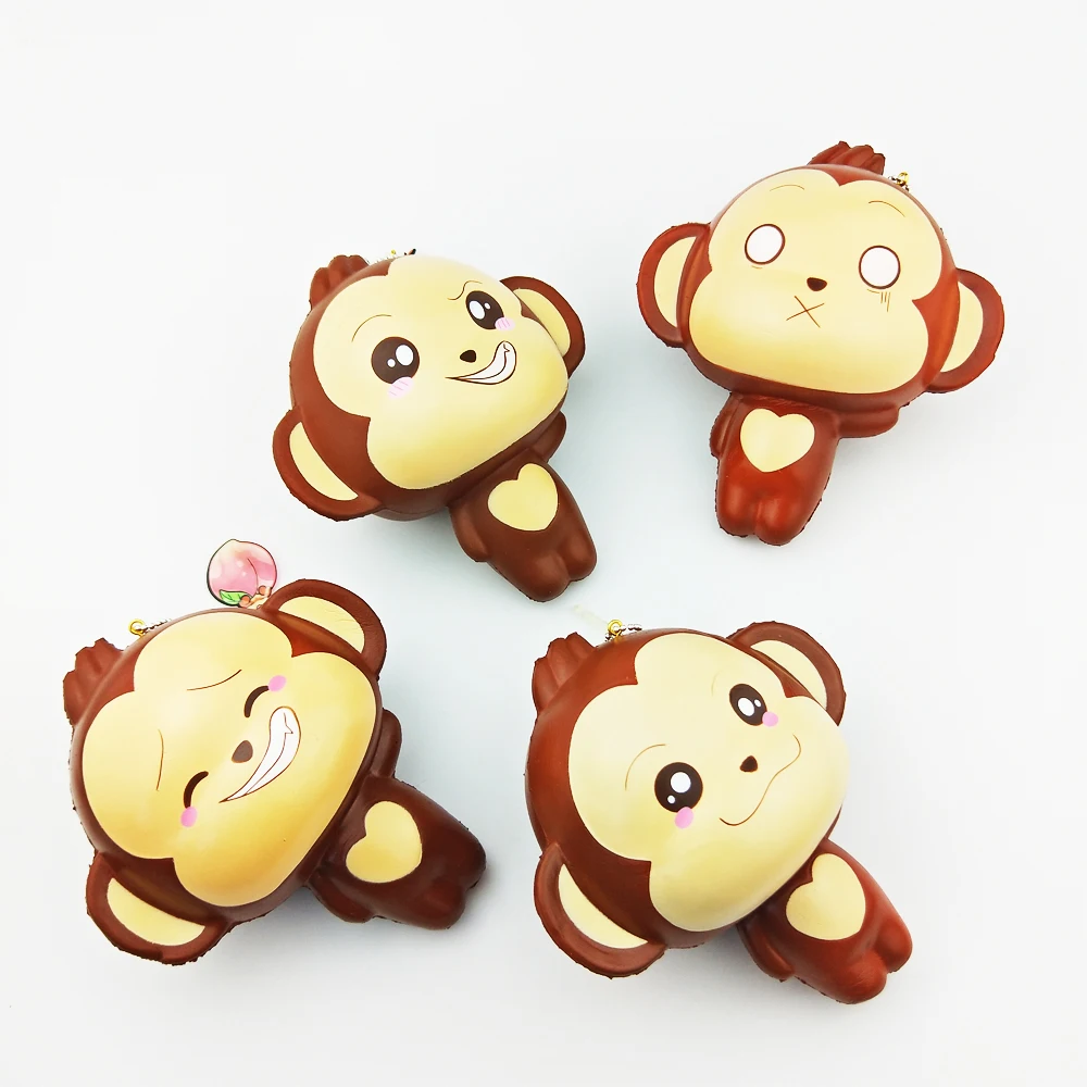 Punimaru Squishy animal monkey Soft Can squeeze Scented Kids Relieve stress Toy