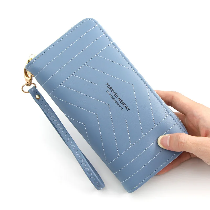 Новая Корейская версия женский кошелек Женская сумочка длинная молния Большая
