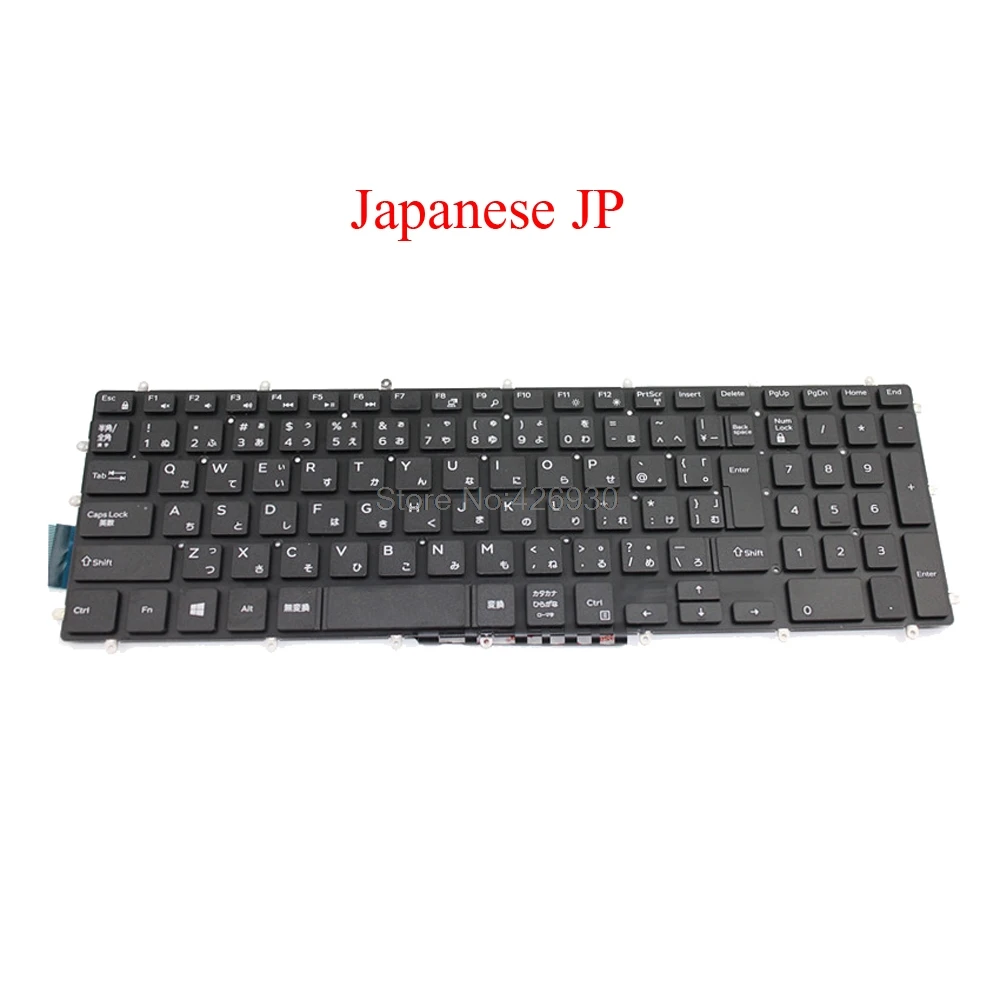Новая US RU FR TR JP клавиатура для DELL Inspiron 5565 5567 7566 7567 7577 5765 5767 7773 7778 7779 5570 5575 5770 5775