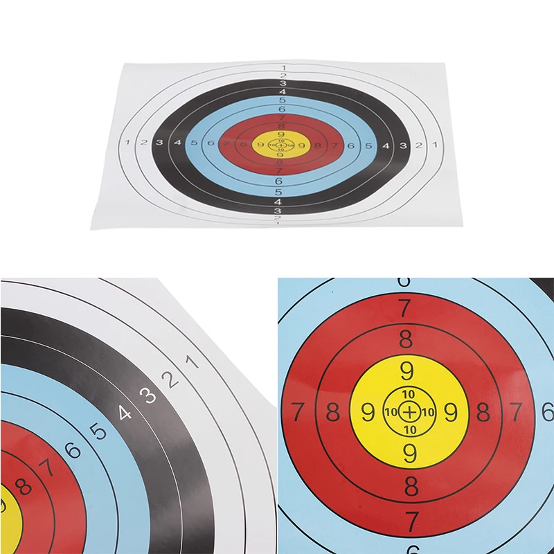 10pc Outdoor Archery Thick Paper Target Shooting Hunting Practice Targets S 