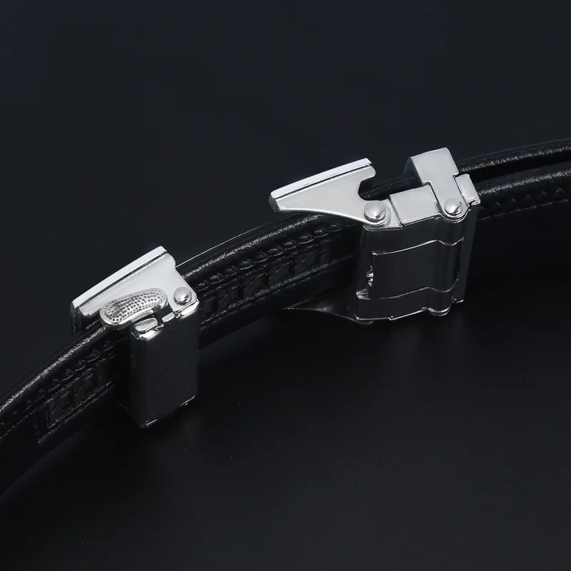 bulliant belt 2022 Models Brand-Name  Leather Automatic Buckle Top Layer  Belt Pure Men's Business Pants Belt H-Shaped Belt Buckle mens braided leather belt