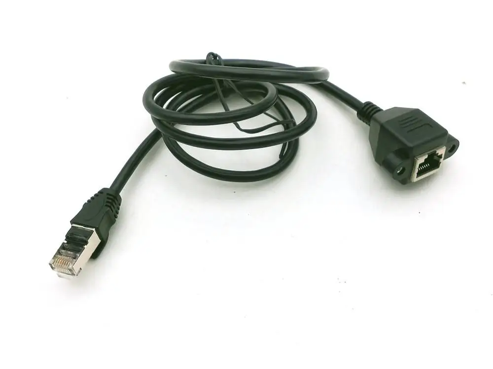 10 шт. кабель RJ45 штекер гнездо винтовое крепление для панели Ethernet LAN Сетевой