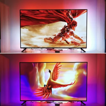 

Ambilight TV Dynamic Backlight WS2812B Smart Pixels LED Strip HDMI TV for 40-80 inch HDTV LED Home Theater TV Lighting Kit