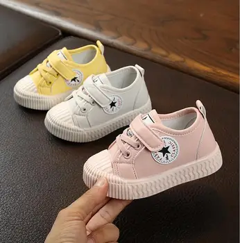 

New Baby Shoes Breathable Canvas Shoes Boys Shoes 3 Color Comfortable Girls Baby Sneakers Kids Toddler Shoes