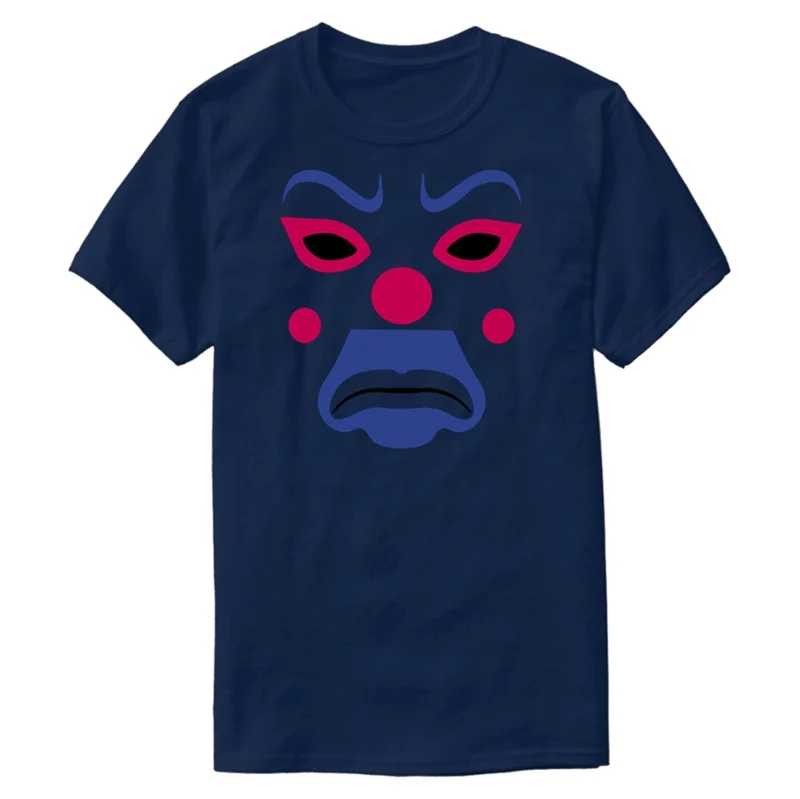 

Printed Clown Joker Mask T Shirt Man Cotton O-Neck Streetwear Comical Adult T-Shirts 2019 Short Sleeve Hiphop Top