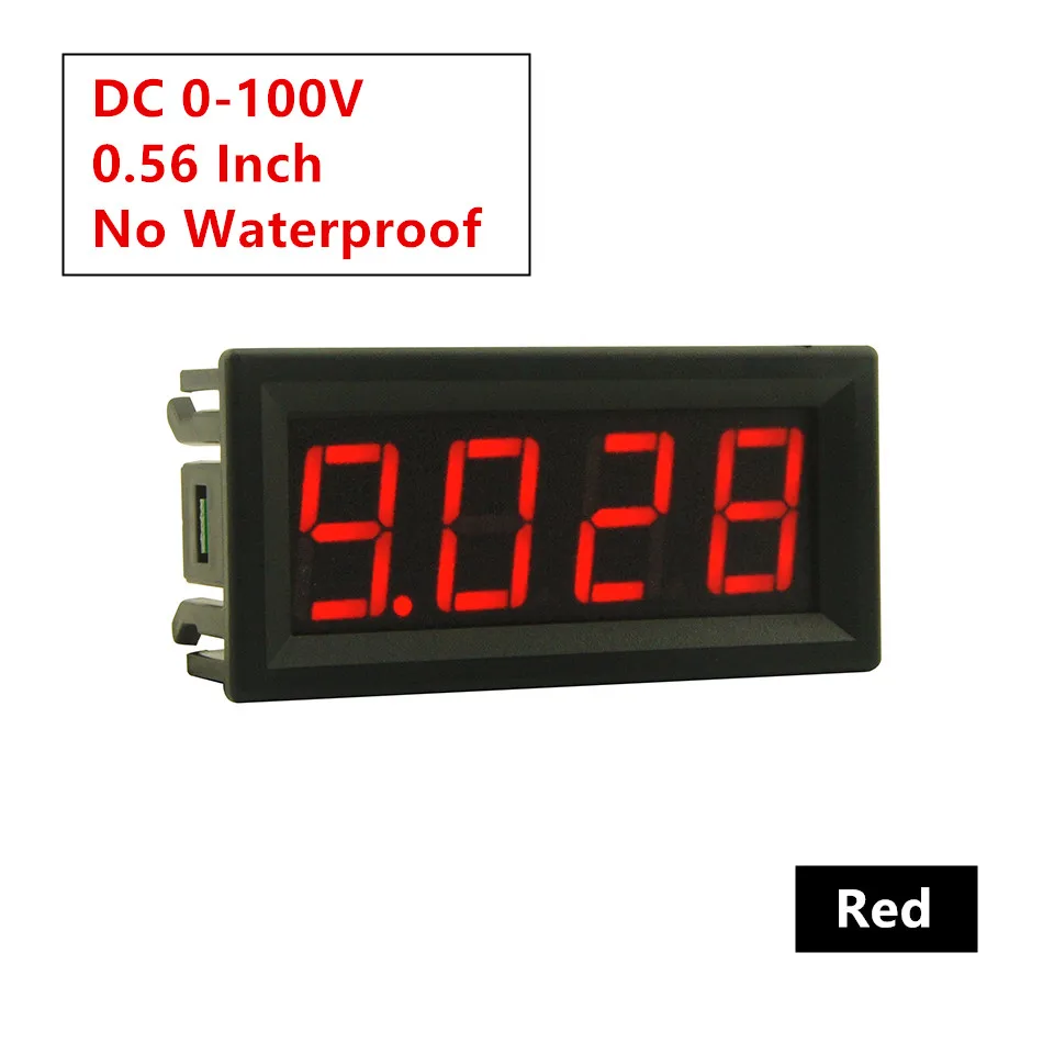 IPX6 Auto Motorrad Digital Voltmeter Thermometer DC 8-18V 12V
