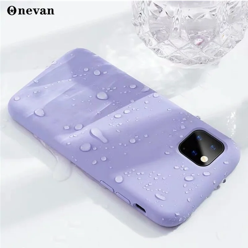 ONEVAN силиконовый чехол для телефона для iphone X XS MAX XR 7 8, 6, 6 S, Plus, 11 Pro Max Симпатичные, из мягкого ТПУ противоударный чехол Полный защитный чехол