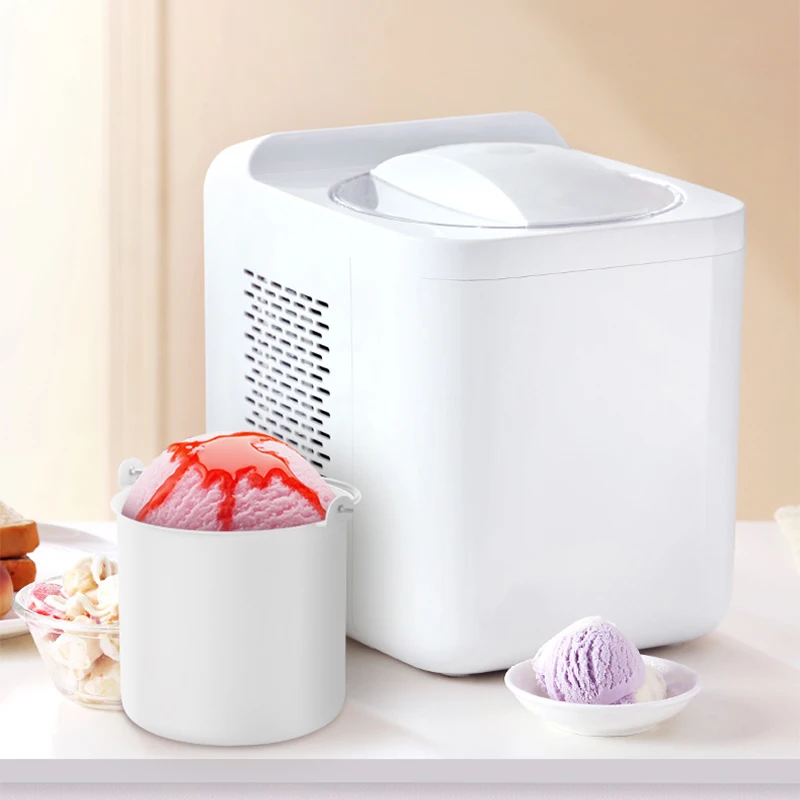 Ice cream machine household ice cream machine small automatic refrigeration ice cream machine children mini fruit ice cream 4