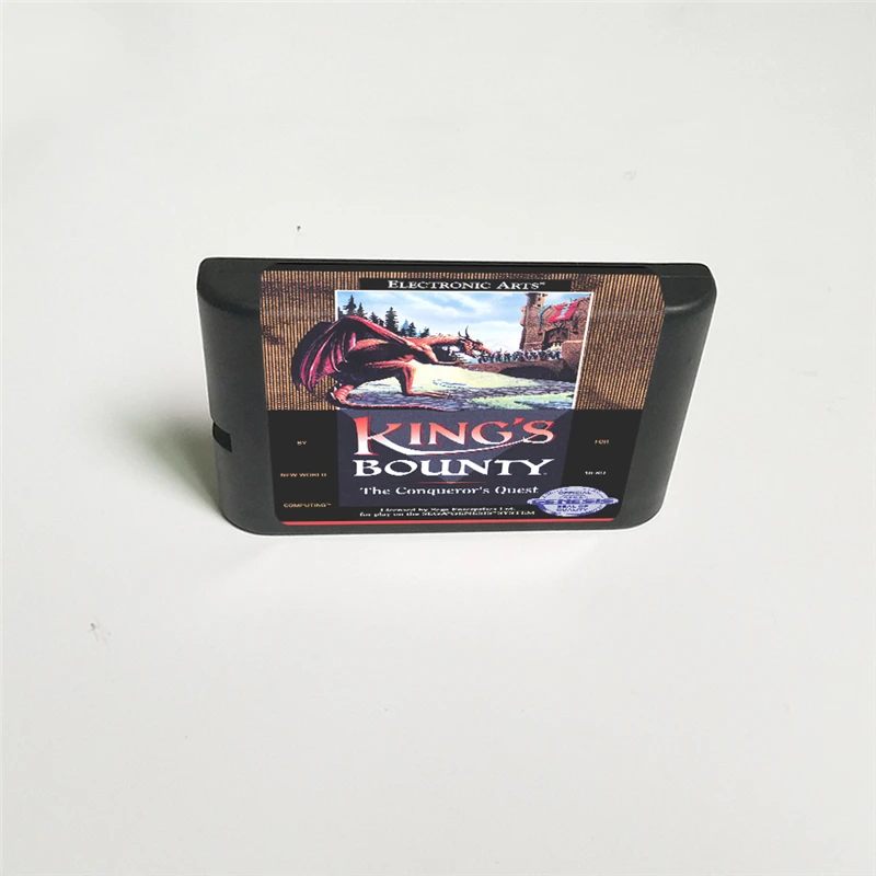King's Bounty Quest-крышка США с розничной коробкой 16 бит MD игровая карта для Sega megadrive Genesis