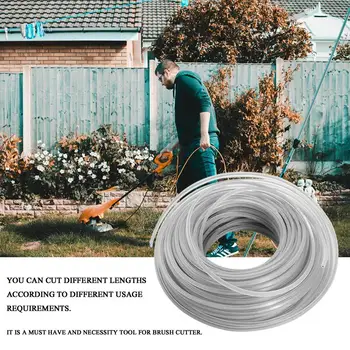 

New 3.0mm 1LB Trimmer Wire Rope Cord Line Grass Trimmer Line Inside with Steel Wire Brush Cutter Replacement Wire Garden Tools