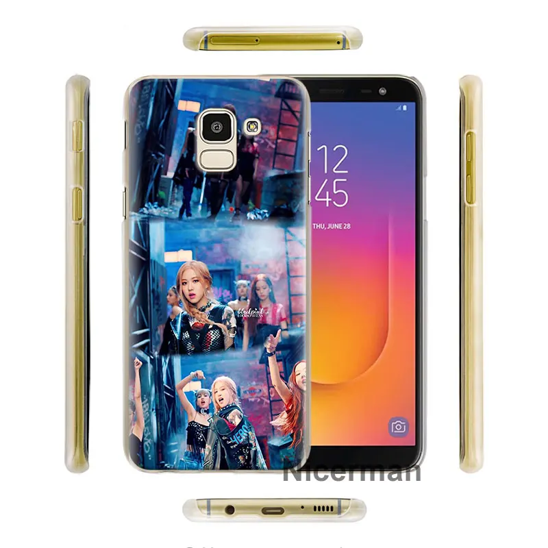 Blackpink Kpop телефонные чехлы для samsung Galaxy A10 A20 E A30s A40 A50 S A60 A70 A80 A6 A8 A7 A9 крышка