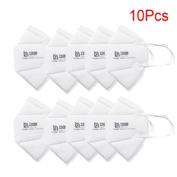 

10pcs Dustproof Anti-fog Breathable Face Masks 95% Filtration Mouth Masks 3-Layer Mouth Muffle Cover