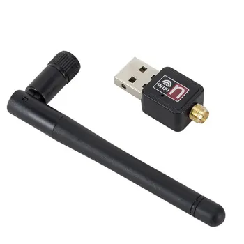 

150Mbps Wireless Network Card Mini USB 2.0 WiFi Adapter Antenna PC LAN Wi-Fi Receiver Dongle 802.11 b/g/n