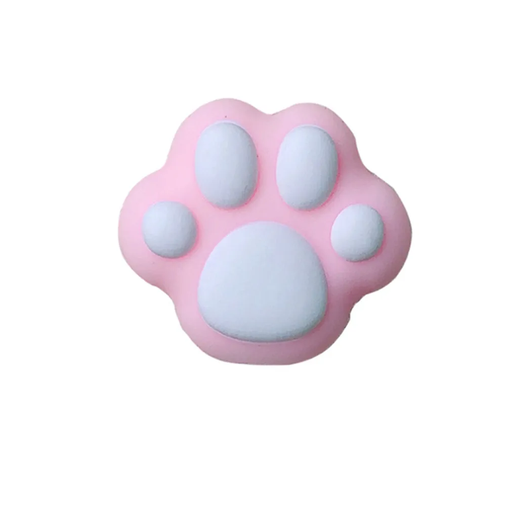 

Cute Pink Cartoon Cat Paws Cable Winder Protector for iPhone Kawaii Desktop Wire USB Charger Earphone