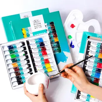 

12/18/24Color Professional Acrylic Paint Set for Artist Painter Drawing Painting Art Pigment Supplies