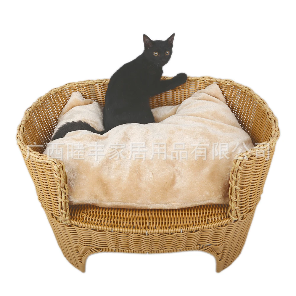 rattan dog sofa