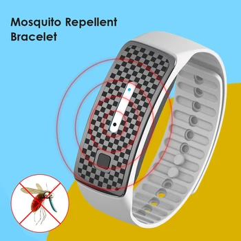 

Adults Kids Insect Bugs Killer Wristband Ultrasonic Mosquito Repellent Bracelet Kids Anti Mosquito Killer Ultrasonic Pest