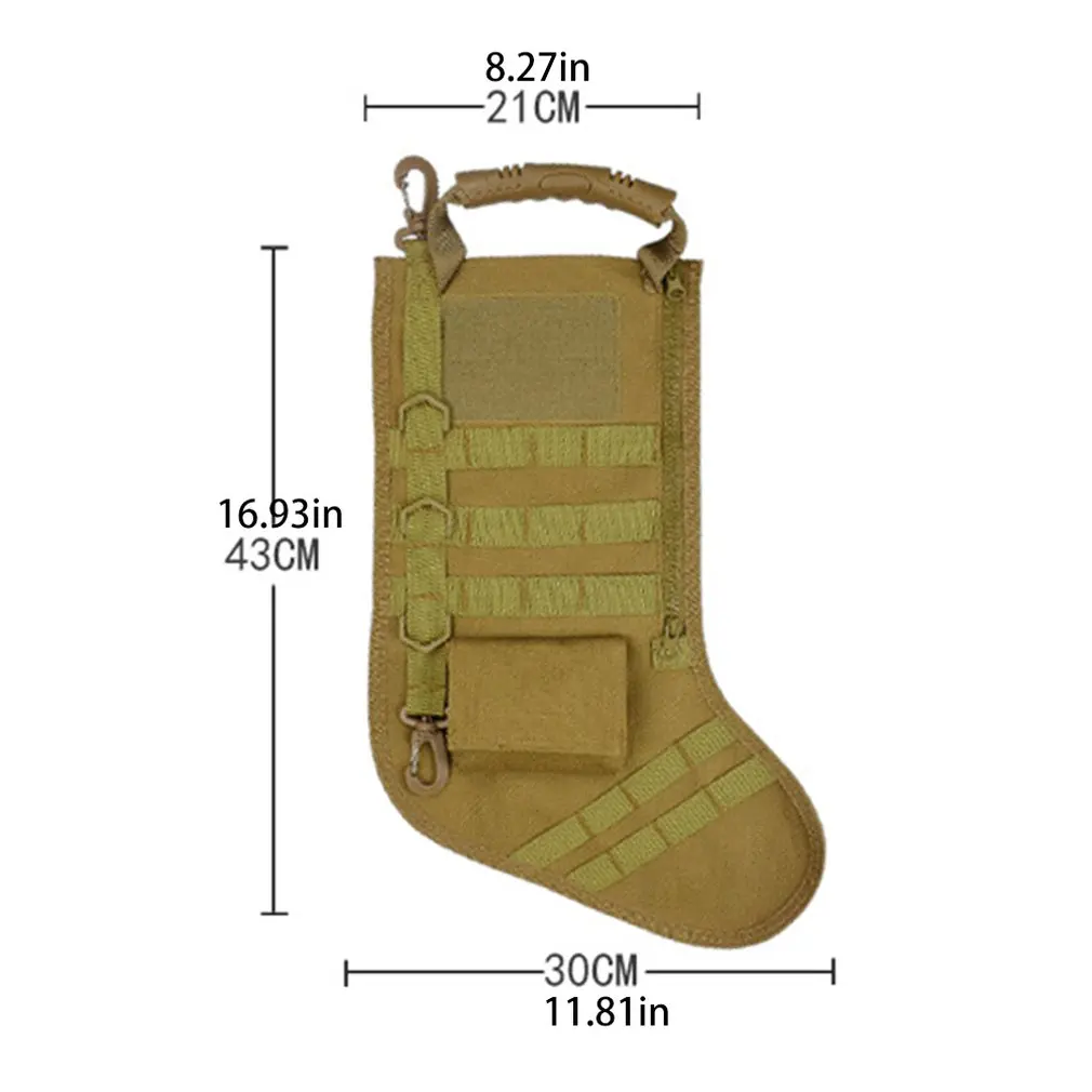 Рождественский мешок для чулок Molle system Идеальный Рождественский чулок патч для охотничьих аксессуаров сумка для хранения