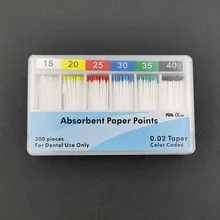 10 коробок/2000 шт. стоматологические абсорбирующие бумажные точки CE Aprroval 0,02 конус GP 15-40 # бумажные точки корневой канал Стоматологический материал 10 коробок/2000 шт. стоматологические абсорбирующие бумажные точки CE Aprroval 0,02 конус GP 15-40 # бумажные точки корневой канал Стоматологический материал