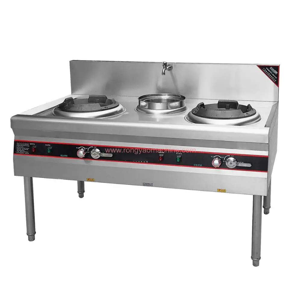 GasCooktopsChineseIndustrialWokBurnerStovesCookingWarming