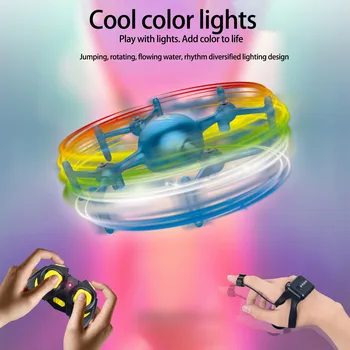 

Gesture Remote Control Four Axis Smart Drone Custom programming LED Light Toy UAV outdoor fly model drone model UAV Toys