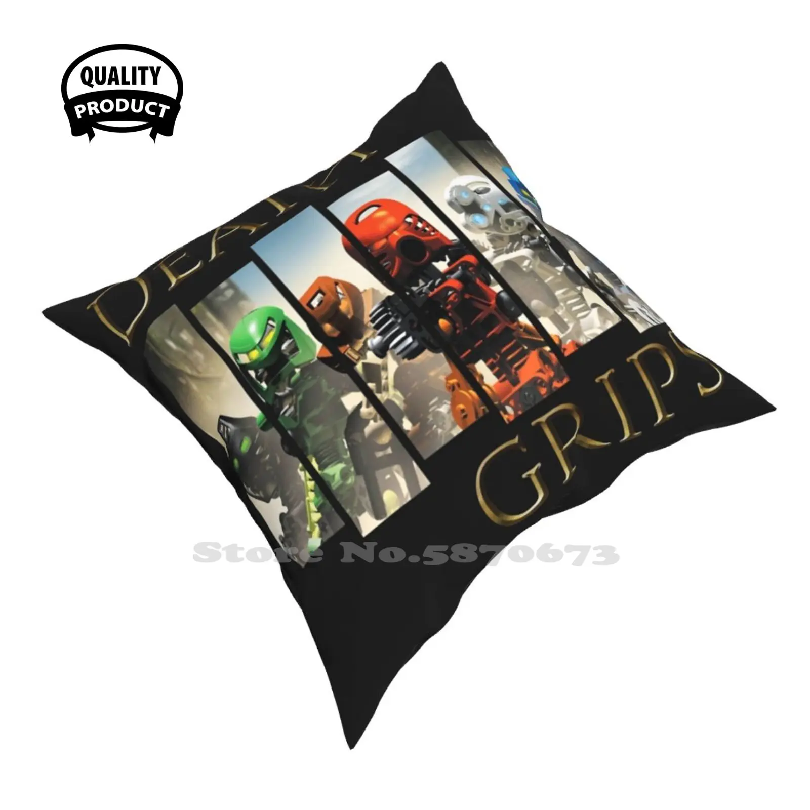 Death Grips - Bionicle Toa Mata Classic T-Shirt Camera Da Letto Office Hug Federa Death Grips Bionicle Toa Mata