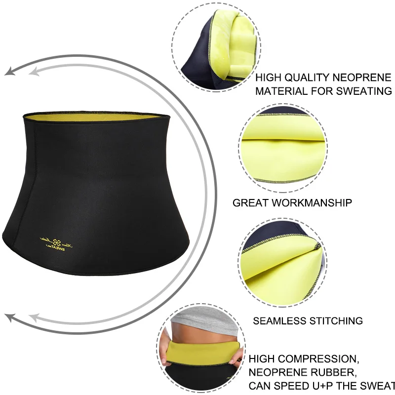 Женский неопреновый пояс для похудения|weight loss waist trainer|plus trainerswaist trainer |