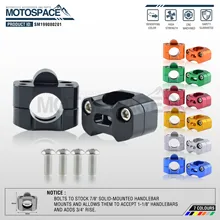 Алюминиевые тиски из металлического сплава для мотоцикла 22 мм 7/" Руль Riser Mount Irbis Bars kayo Motocross Enduro MX TTR T 250 части