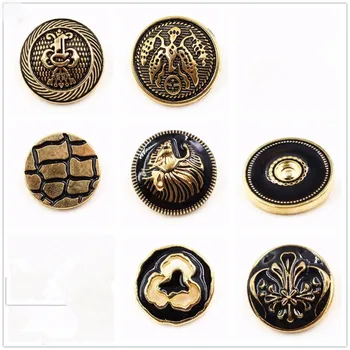 

N1711227 , 10pcs Metal buttons, clothing accessories DIY handmade materials , Suit coat buttons, fashion decorative buttons
